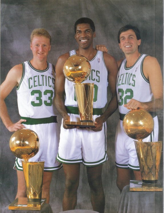 Larry Bird, Robert Parish, Kevin McHale